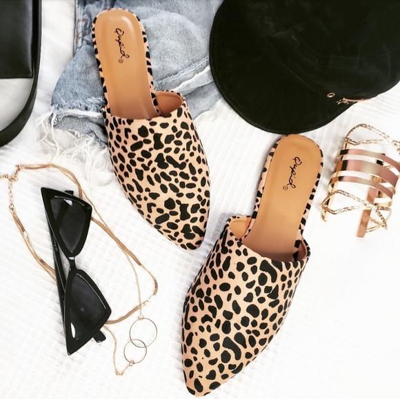 price firm!The Marcy// leopard print mule flat - Picture 3 of 5